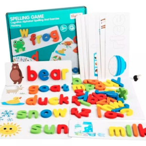 Juego Educativo De Encaje De Palabras En Inglés